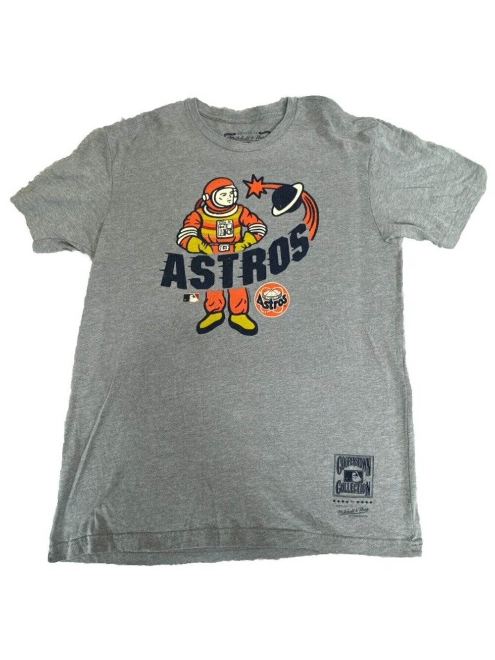 Houston Astros Cooperstown Collection T-Shirt Mitchell & Ness Retro Graphic Tee